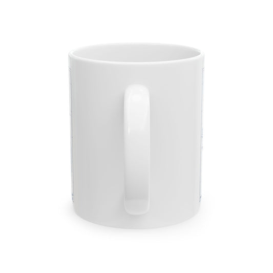 GP Car Ceramic Mug — Open-Wheel Race Car Schematic (11oz & 15oz)