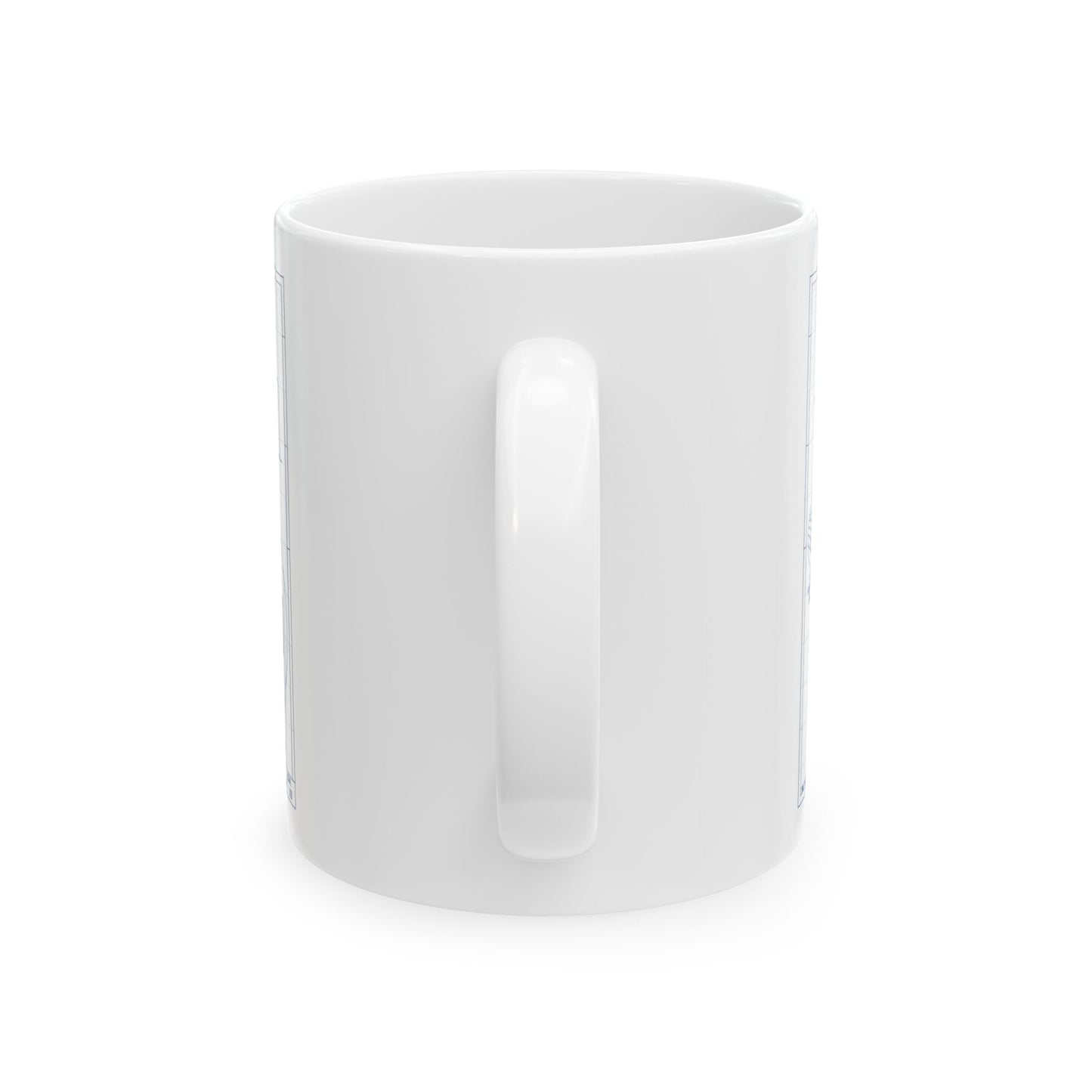 GP Car Ceramic Mug — Open-Wheel Race Car Schematic (11oz & 15oz)